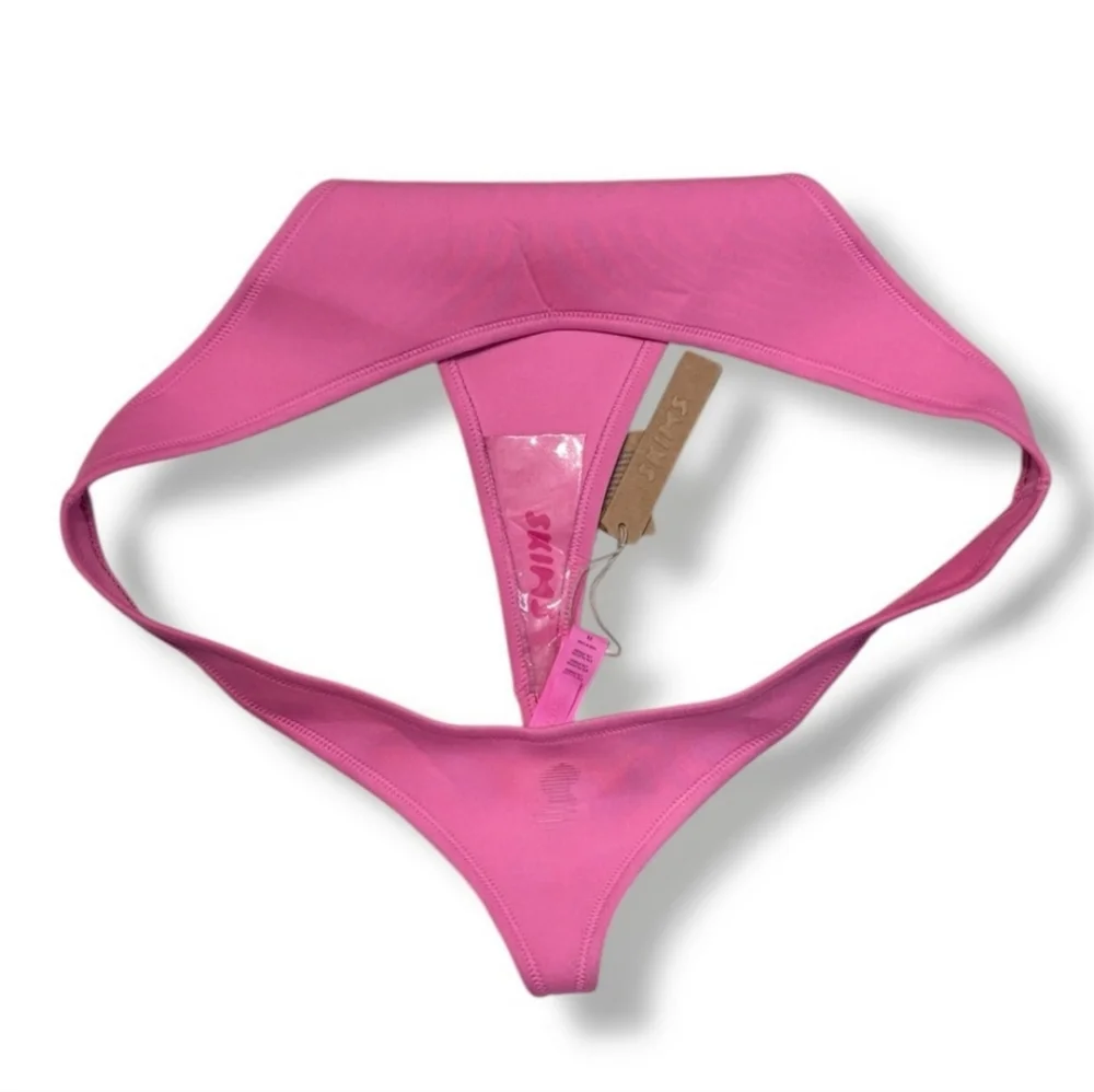 SKIMS Signature Swim Thong Bikini Bottom Pink NWT!